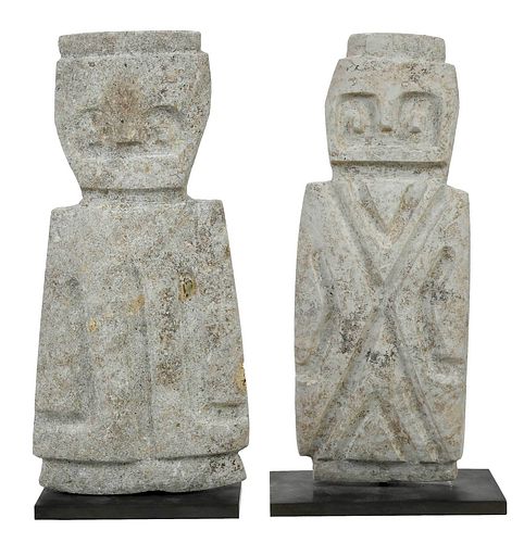 TWO LATIN AMERICAN STYLIZED