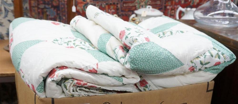 TWO LAURA ASHLEY QUILTS AND A GROUP