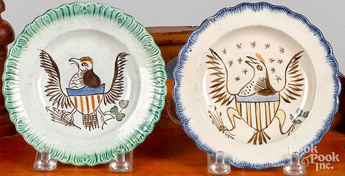 TWO LEEDS FEATHER EDGE CUP