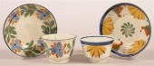 TWO LEEDS SOFT PASTE CHINA CUP