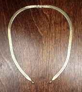 TWO LENGTHS OF FOURTEEN KARAT
