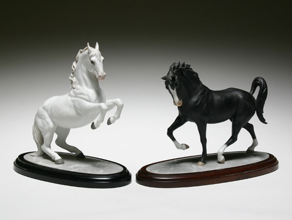 Two Lenox horse figures, Arab and