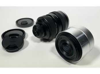 Two lenses, both with front and