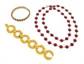 Two Les Bernard Bracelets one