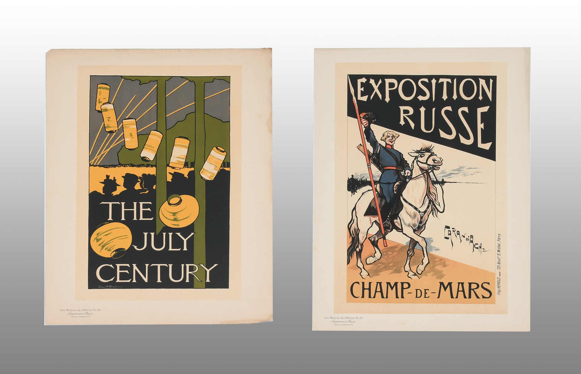 TWO LES MAITRE DE L'AFFICE POSTERS:
