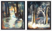 TWO LESLIE NEUMANN PAINTINGS(A