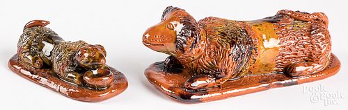TWO LESTER BREININGER REDWARE