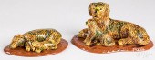 TWO LESTER BREININGER REDWARE