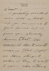 TWO LETTERS FROM ANDREW WYETH