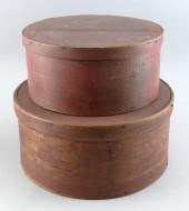TWO LIDDED DRY MEASURES OR PAN