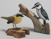 TWO LIFE-SIZE BIRD CARVINGSBy
