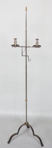 TWO-LIGHT BRASS AND WROUGHT IR