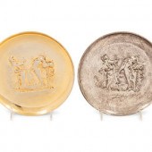 Two Lincoln Mint Silver Plates