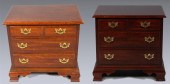 TWO LINEAGE CHIPPENDALE STYLE