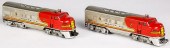 TWO LIONEL 2333 0 GAUGE SANTA