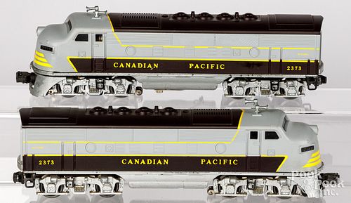 TWO LIONEL #2373 CANADIAN PACIFIC