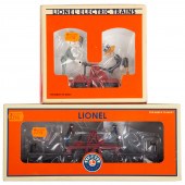TWO LIONEL HANDCARS Includes B