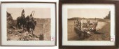 TWO LITHOGRAPHS of the photogr