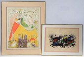 TWO LITHOGRAPHSTwo lithographs
