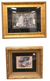 TWO LITHOGRAPHSTwo Lithographs