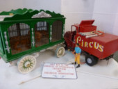 TWO LITTLE CIRCUS WAGONS:<br>T