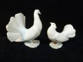 TWO LLADRO DOVE PORCELAIN FIGU
