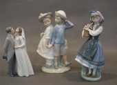 TWO LLADRO FIGURAL GROUPS AND