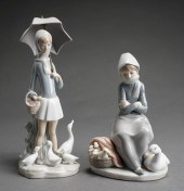 TWO LLADRO FIGURAL GROUPS INCL