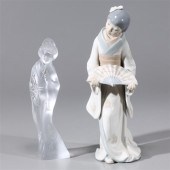 Two Lladro figures including o