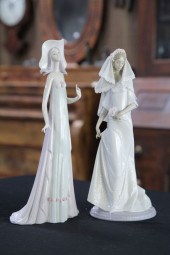 TWO LLADRO FIGURINES. ''Bridal
