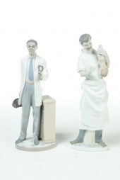TWO LLADRO HEALTH CARE FIGURES