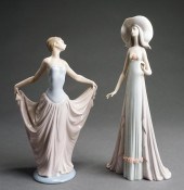 TWO LLADRO PORCELAIN FIGURES O