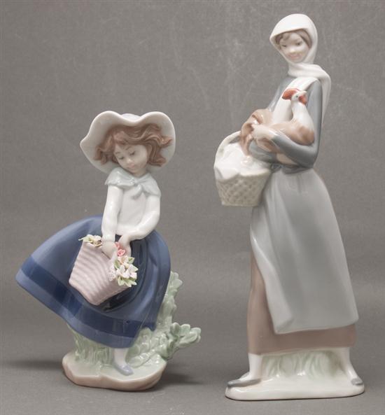 Two Lladro porcelain figures: