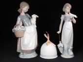 Two Lladro porcelain figurines