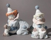 TWO LLADRO PORCELAIN FIGURINES