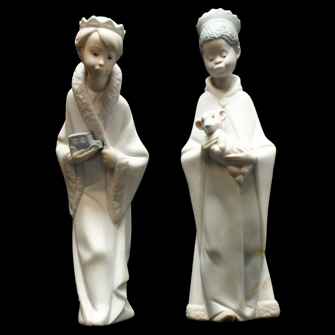 TWO LLADRO PORCELAIN