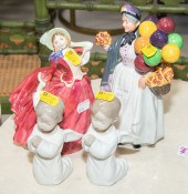 TWO LLADRO & TWO ROYAL DOULTON