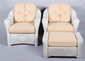 TWO LLOYD FLANDERS WHITE WICKE