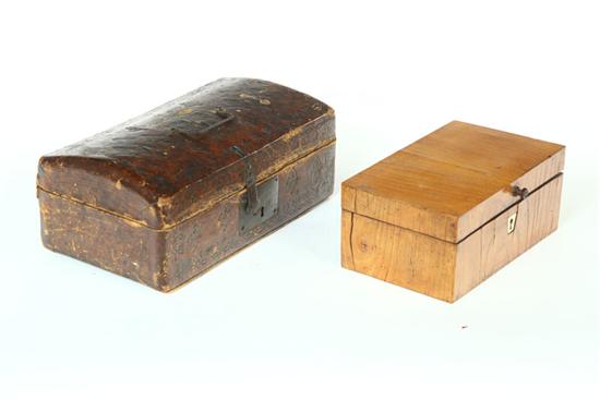 TWO LOCKBOXES.  England  19th