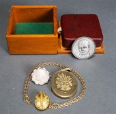 TWO LOCKETS, A WINSTON CHURCHI