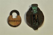 TWO LOCKS. American  late 19th