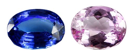 TWO LOOSE GEMSTONESoval faceted