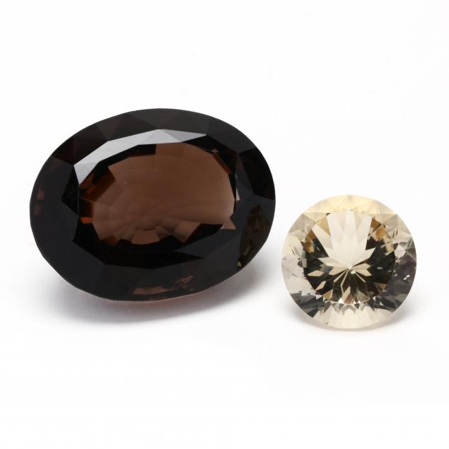 TWO LOOSE STONES To include a round