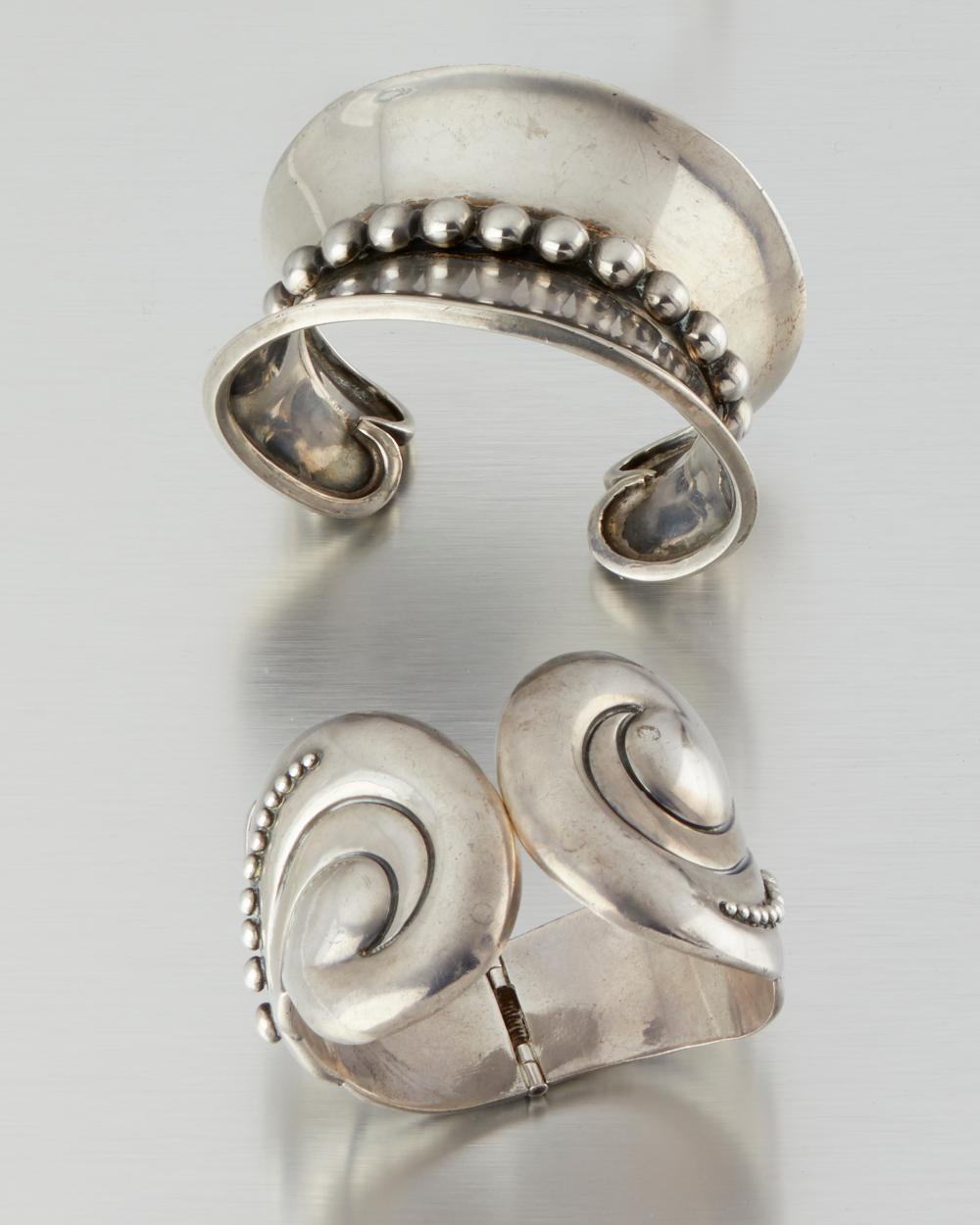 TWO LOS CASTILLO SILVER CUFF