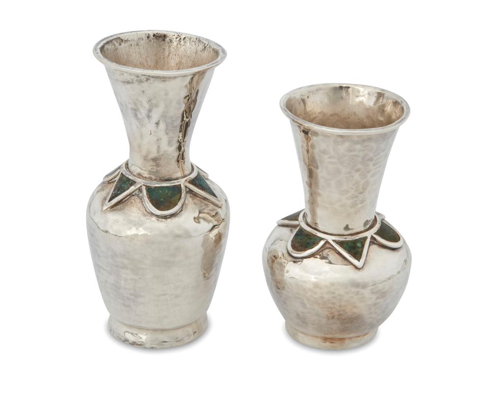 TWO LOS CASTILLO SILVER-PLATE