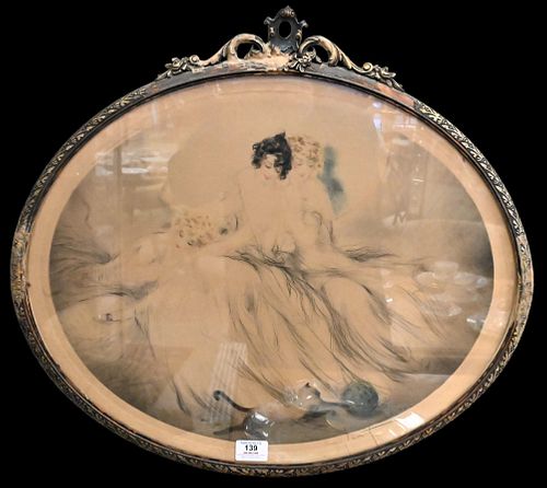 TWO LOUIS ICART ETCHINGSTwo Louis
