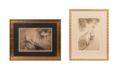 TWO LOUIS ICART FIGURAL ETCHIN