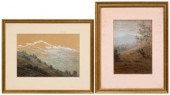 Two Louis Rowell pastels (Tryo