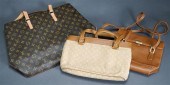 TWO 'LOUIS VUITTON' MONOGRAM C