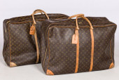 TWO LOUIS VUITTON SOFT SUITCAS